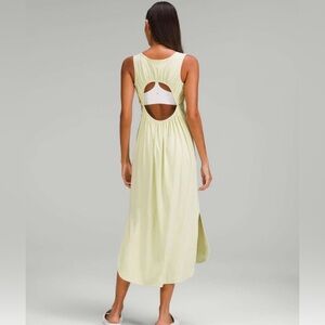 Lululemon Pima Cotton Open-Back Midi Dress
Dewy size 14 EUC